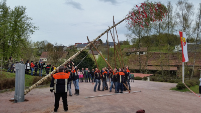 Maibaumaufstellung 2016 Bild 02