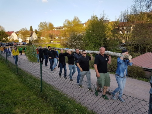Maibaumaufstellung 2017 Bild 01